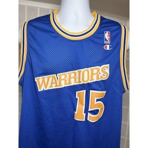 Vintage Champion Golden State Warriors Sprewell 15 Jersey Stitched Letters EUC